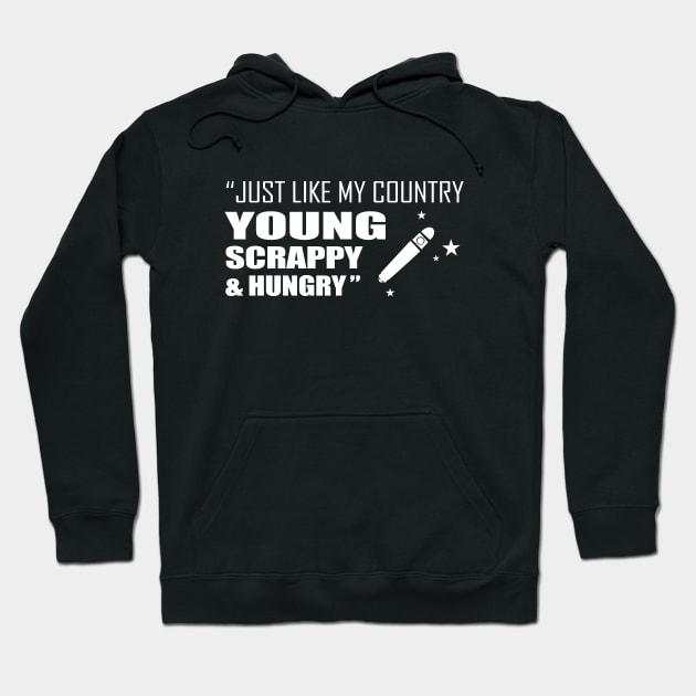 Young Scrappy & Hungry Hoodie by amalya